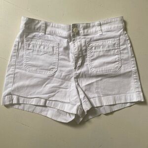 J. Crew white shorts size 4
